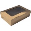 Krabica s okienkom 27,5x19,5x7,5cm kus Hnedá Krabica s okienkom 27,5x19,5x7,5cm kus Hnedá