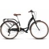 KROSS Mestský retro bicykel Le Grand Pave 1 6-prevodový Hliníkový lesklý, bordový 26