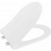 Sapho AVVA Slim WC sedátko s pomalým zatváraním, biela/chróm 100787 Sapho AVVA Slim WC sedátko s pomalým zatváraním, biela/chróm 100787