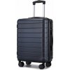 Konofactory Modrý elegantný príručný plastový kufor „Hawai“ - M (35l) Konofactory Modrý elegantný príručný plastový kufor „Hawai“ - M (35l)