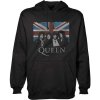 Mikina Queen - Vintage Union Jack, Unisex,Čierna,L Mikina Queen - Vintage Union Jack, Unisex,Čierna,L