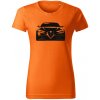 T-ričko Alfa Romeo Giulia 952 dámske tričko Farba trička: Oranžová, Farba potlače: Čierna, Veľkosť: XXL T-ričko Alfa Romeo Giulia 952 dámske tričko Farba trička: Oranžová, Farba potlače: Čierna, Veľkosť: XXL