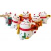Nefertitis Maneki neko sada 6 mačiek pre šťastie - 6 x cca 5 cm Nefertitis Maneki neko sada 6 mačiek pre šťastie - 6 x cca 5 cm