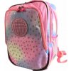 PIXIE CREW Junior batoh, ružová, Srdce a labky 100 pixelov PIXIE CREW Junior batoh, ružová, Srdce a labky 100 pixelov