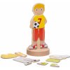 Bigjigs Toys magnetické obliekacie puzzle Športové aktivity Bigjigs Toys magnetické obliekacie puzzle Športové aktivity