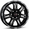 Alu disk Borbet CW8 8x18, 6x120, 74.6, ET45 black rim window polished matt Alu disk Borbet CW8 8x18, 6x120, 74.6, ET45 black rim window polished matt