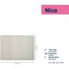 Kela Prestieranie Nica 70%PE/30%PET strieborno šedá 45,0x33,0cm Kela Prestieranie Nica 70%PE/30%PET strieborno šedá 45,0x33,0cm