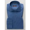Pánska stretch sivo modrá elegantná košeľa s dlhým rukávom ETERNA Modern Fit Easy Iron, Veľkosť 41 Pánska stretch sivo modrá elegantná košeľa s dlhým rukávom ETERNA Modern Fit Easy Iron, Veľkosť 41