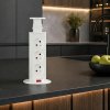 Interex design Výsuvná elektrická zásuvka ASTRA 3x230V FRENCH / Biela Interex design Výsuvná elektrická zásuvka ASTRA 3x230V FRENCH / Biela