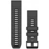 Garmin Silikónový remienok QuickFit 26, Graphite/ Black Náhradný remienok na Garmin hodinky QuickFit Garmin Silikónový remienok QuickFit 26, Graphite/ Black Náhradný remienok na Garmin hodinky QuickFit
