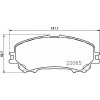 BREMBO Súprava brzdových doštičiek P 56 100 BREMBO Súprava brzdových doštičiek P 56 100