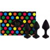 Feelztoys - Bibi Butt Plug Set 3 pcs Black - Sada Análnych Kolíkov Feelztoys - Bibi Butt Plug Set 3 pcs Black - Sada Análnych Kolíkov