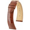 Kožený remienok Hirsch London L 04307070-7, hnedý, aligátorová koža, dĺžka L, Quick Release 19 mm Kožený remienok Hirsch London L 04307070-7, hnedý, aligátorová koža, dĺžka L, Quick Release 19 mm