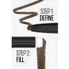 Maybelline Express Brow Satin Duo ceruzka na obočie Medium Brown 0,71 g Maybelline Express Brow Satin Duo ceruzka na obočie Medium Brown 0,71 g