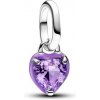 Pandora Strieborný prívesok Srdiečko s glazúrou ME 793042C04 Pandora Strieborný prívesok Srdiečko s glazúrou ME 793042C04