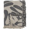 Bloomingville Prehoz z recyklovanej bavlny Alk Blue 130 × 160 cm Bloomingville Prehoz z recyklovanej bavlny Alk Blue 130 × 160 cm