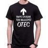 Fajntričko tričko Takto vyzerá ten najlepší Otec čierna