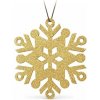 DECOLED Vianočná ozdoba snehová vločka III, priemer 40 cm, zlatá, preglejka, vonkajšia DECOLED Vianočná ozdoba snehová vločka III, priemer 40 cm, zlatá, preglejka, vonkajšia