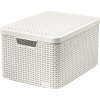CURVER STYLE L box s vekom 44,5 x 24,8 x 33 cm krémový 03619-885 CURVER STYLE L box s vekom 44,5 x 24,8 x 33 cm krémový 03619-885