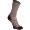 Merino ponožky Smartwool Hike Targeted Cushion Crew Socks - fossil Merino ponožky Smartwool Hike Targeted Cushion Crew Socks - fossil