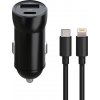 Autonabíječka Maxlife MXCC-04 PD QC 1x USB-C 1x USB 20W černá + kabel USB-C - Lightning 27W Autonabíječka Maxlife MXCC-04 PD QC 1x USB-C 1x USB 20W černá + kabel USB-C - Lightning 27W