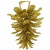 Kinekus Ozdoba závesná šiška 11 cm zlatá