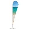 Jansen Display Beachflag Alu Drop 400cm Total Height, 1050 x 3900 mm Jansen Display Beachflag Alu Drop 400cm Total Height, 1050 x 3900 mm