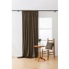 Textilomanie Tmavý zatemňovací záves VELVET 140x270 cm Zavesenie: Riasiaca páska Textilomanie Tmavý zatemňovací záves VELVET 140x270 cm Zavesenie: Riasiaca páska