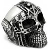 Prsteň z chirurgickej ocele Lebka Muerte - 67 (US 12) Prsteň z chirurgickej ocele Lebka Muerte - 67 (US 12)
