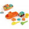 Wiky Súprava na piesok auto a loď 33 cm Wiky Súprava na piesok auto a loď 33 cm