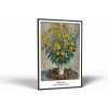 Claude Monet Claude Monet - Jerusalem Artichoke Flowers | Obraz Vintessia v ráme Rozmery obdĺžnik: 50x75, Rám: Čierny matný-alu Claude Monet Claude Monet - Jerusalem Artichoke Flowers | Obraz Vintessia v ráme Rozmery obdĺžnik: 50x75, Rám: Čierny matný-alu