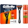 Gillette Fusion5 Holiaci Strojček pre Mužov, 1 Náhradné Holiace Hlavice + Gél Na Holenie Gillette Fusion5 Holiaci Strojček pre Mužov, 1 Náhradné Holiace Hlavice + Gél Na Holenie