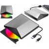 Zenwire DVD přehrávač Externí přenosná mechanika DVD CD RW PŘEHRÁVAČ 2 v 1 USB 3.0 a USB-C 3.1 pro notebook a počítač HLINÍKOVÝ REKORDÉR Zenwire DVD přehrávač Externí přenosná mechanika DVD CD RW PŘEHRÁVAČ 2 v 1 USB 3.0 a USB-C 3.1 pro notebook a počítač HLINÍKOVÝ REKORDÉR