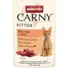 Carny Kitten 85 g hovädzie, teľacie+kuracie, kapsička pre mačiatka Carny Kitten 85 g hovädzie, teľacie+kuracie, kapsička pre mačiatka