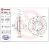 BREMBO Brzdový kotúč dierovane/vnutorne chladene Ø283mm 09.8303.1X