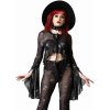 tričko KILLSTAR Wicked Rose Mesh Čierna tričko KILLSTAR Wicked Rose Mesh Čierna