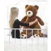 The Bears® Plyšový medvěd 100 cm USA - TMAVĚ HNĚDÝ The Bears® Plyšový medvěd 100 cm USA - TMAVĚ HNĚDÝ