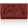 Dámska kožená peňaženka, veľká, vintage štýl Paolo Peruzzi T-05-RD Dámska kožená peňaženka, veľká, vintage štýl Paolo Peruzzi T-05-RD