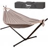 KIK KX3297 Hojdacia hojdacia sieť pre dvoch s oceľovým stojanom 210 x 150 cm KIK KX3297 Hojdacia hojdacia sieť pre dvoch s oceľovým stojanom 210 x 150 cm
