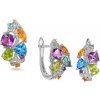 iZlato Forever Súprava z bieleho zlata s drahými kameňmi a diamantmi 0.150 ct IZBR619ASHR iZlato Forever Súprava z bieleho zlata s drahými kameňmi a diamantmi 0.150 ct IZBR619ASHR