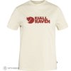 Fjällräven Logo dámske tričko, chalk white M Fjällräven Logo dámske tričko, chalk white M