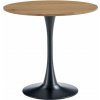 Tempo Kondela Jedálenský stôl, dub/čierna, priemer 80 cm, REVENTON NEW Tempo Kondela Jedálenský stôl, dub/čierna, priemer 80 cm, REVENTON NEW