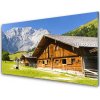 Nástenný panel Dom hora krajina 100x50 cm Nástenný panel Dom hora krajina 100x50 cm