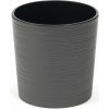 Nohel Garden Kvetináč plastový, 30cm, MALWA DLUTO, grafitový Nohel Garden Kvetináč plastový, 30cm, MALWA DLUTO, grafitový