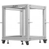 LANBERG OTVORENÝ RACK 19'' 9U 600X600-1100 NASTAVITEĽNÝ ŠEDÝ OR01-6112-S Lanberg LANBERG OTVORENÝ RACK 19'' 9U 600X600-1100 NASTAVITEĽNÝ ŠEDÝ OR01-6112-S Lanberg