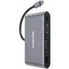 Canyon DS-14 Multiport Docking Station, 8 portov - USB-C+ 3xUSB3.0 + HDMI + VGA + RJ45 + 3.5mm CNS-TDS14 - redukcia USB-C Canyon DS-14 Multiport Docking Station, 8 portov - USB-C+ 3xUSB3.0 + HDMI + VGA + RJ45 + 3.5mm CNS-TDS14 - redukcia USB-C