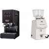 Gaggia Classic E24 BC, black + Ascaso H64, white Gaggia Classic E24 BC, black + Ascaso H64, white