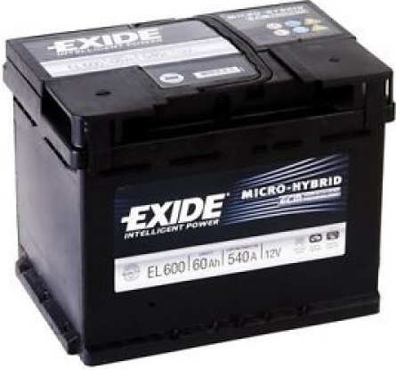 Exide ECM 12V 60Ah 520A EL600