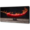 Foto obraz na plátne Chilli papričky 100x50 cm Foto obraz na plátne Chilli papričky 100x50 cm