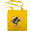 MÚ Brno – Detská žltá plátenná taška Krtko korčuliar 42x38 cm MÚ Brno – Detská žltá plátenná taška Krtko korčuliar 42x38 cm